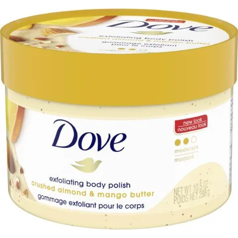 Dove Exfoliating Body Polish Crushed Almond & Mango Butter 298g