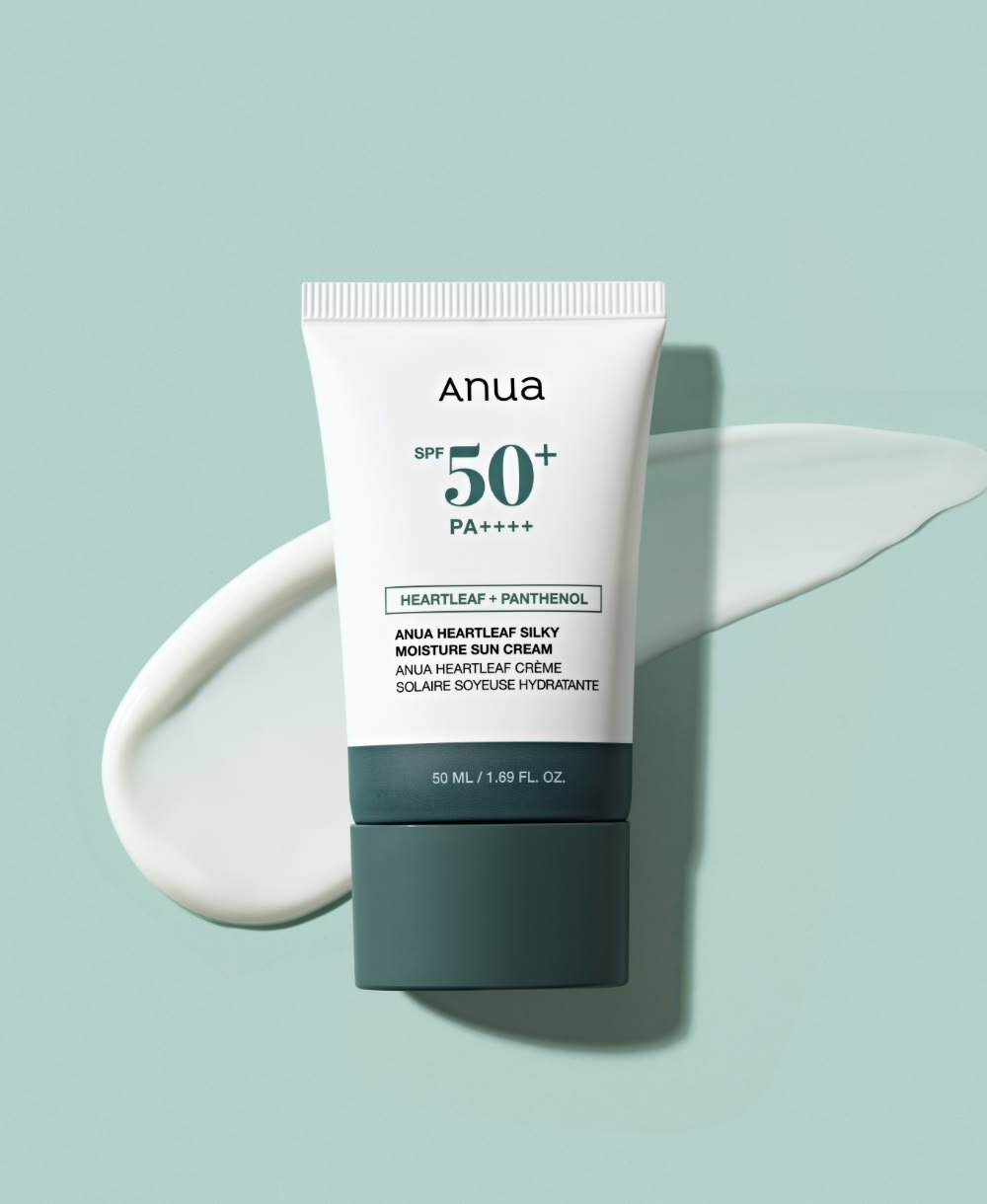 Anua Heartleaf Silky Moisture Sun Cream SPF50+ PA++++ product photo