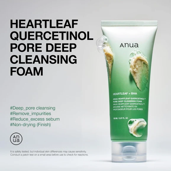 Anua Heartleaf Quercetinol Pore Deep Cleansing Foam 25ml product photo