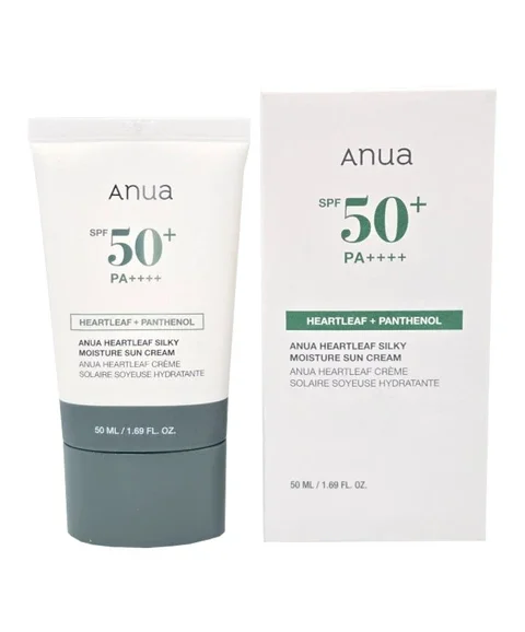 Anua Heartleaf Silky Moisture Sun Cream SPF50+ PA++++ product photo