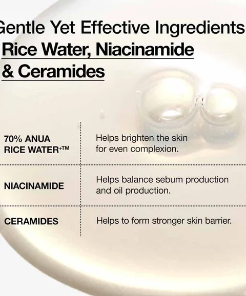 Anua Rice 70 Glow Milky Toner product photo