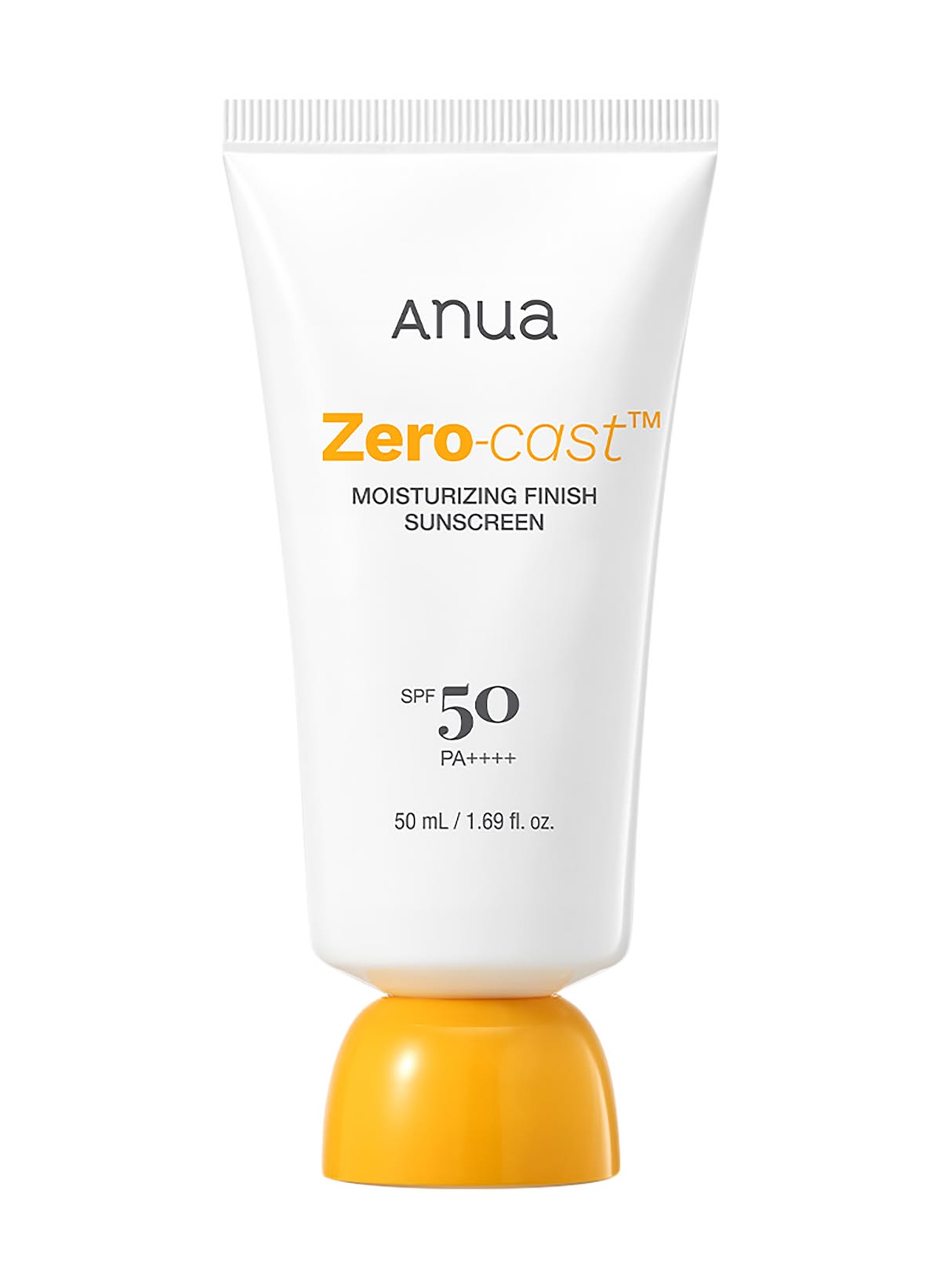 Anua Zero-Cast Moisturizing Finish Sunscreen SPF50+ 50ml product photo