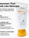 Anua Zero-Cast Moisturizing Finish Sunscreen SPF50+ 50ml product photo