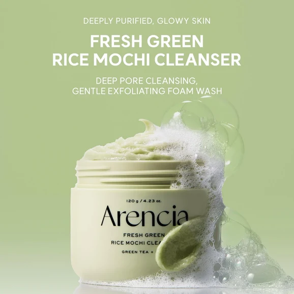Arencia Fresh Green Rice Mochi Cleanser 120g product photo