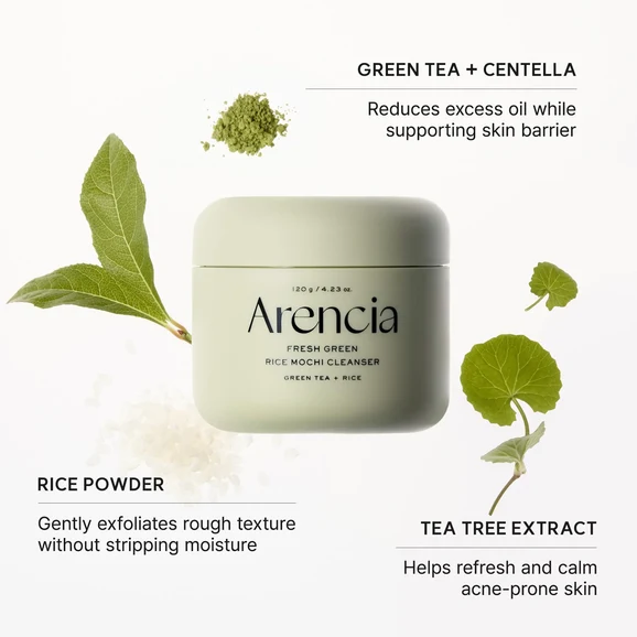 Arencia Fresh Green Rice Mochi Cleanser 120g product photo