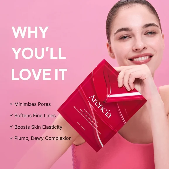 Arencia Red Collagen Jello Mask (1 piece) product photo