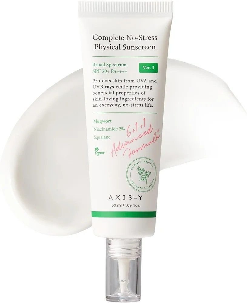 AXIS-Y Complete No-Stress Physical Sunscreen SPF50+ PA++++ 50ml product photo