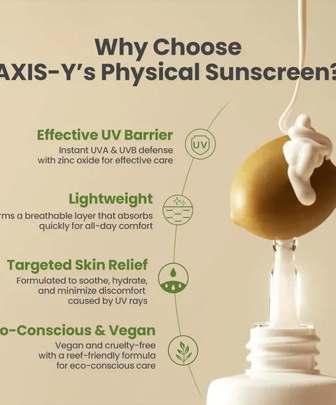 AXIS-Y Complete No-Stress Physical Sunscreen SPF50+ PA++++ 50ml product photo