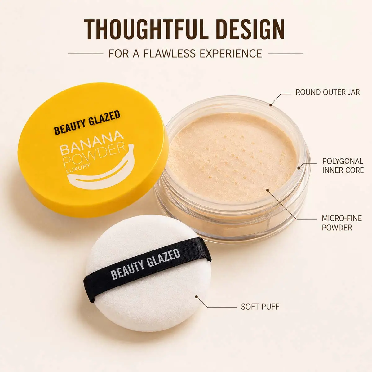 Beauty Glazed Banana Luxury Powder 15g product photo