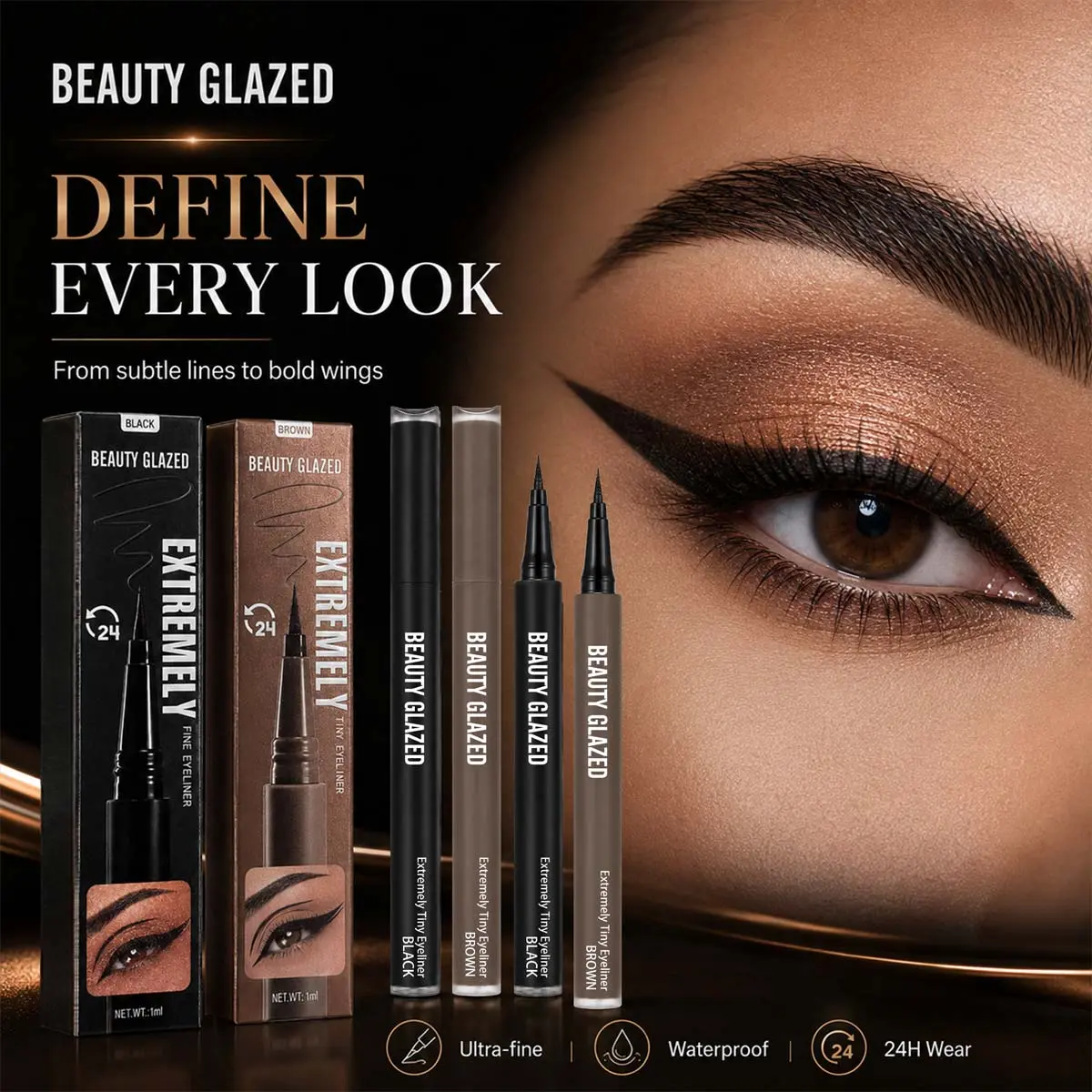 Beauty Glazed Extremely Tiny Eyeliner product photo