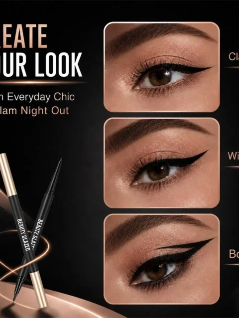 Beauty Glazed Stereoscopic Gel Ink Dual-Ended Eyeliner product photo