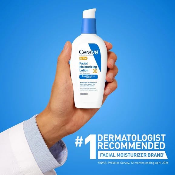 CeraVe AM Facial Moisturizing Lotion SPF 30 product photo
