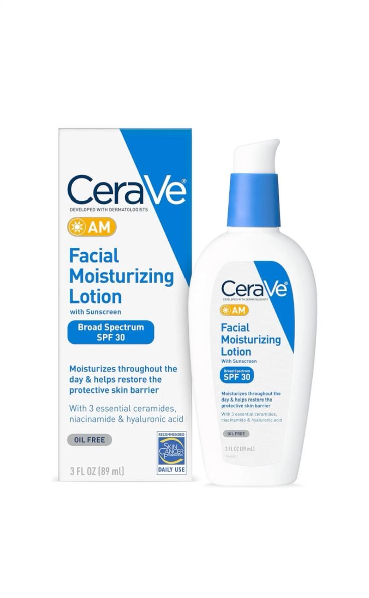 CeraVe AM Facial Moisturizing Lotion SPF 30 product photo