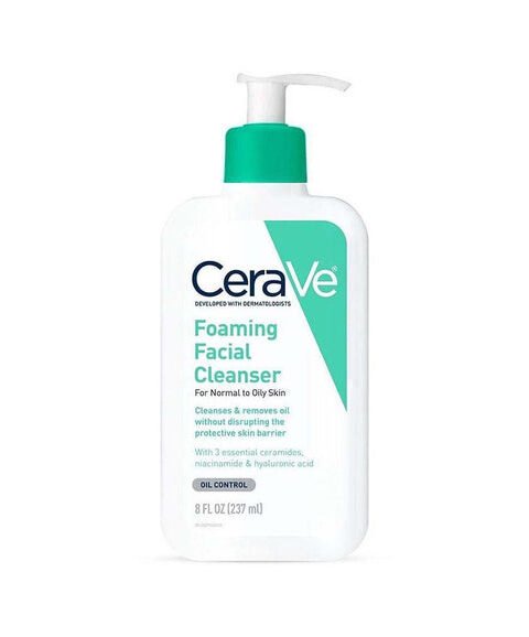 CeraVe Foaming Facial Cleanser for Normal to Oily Skin product photo