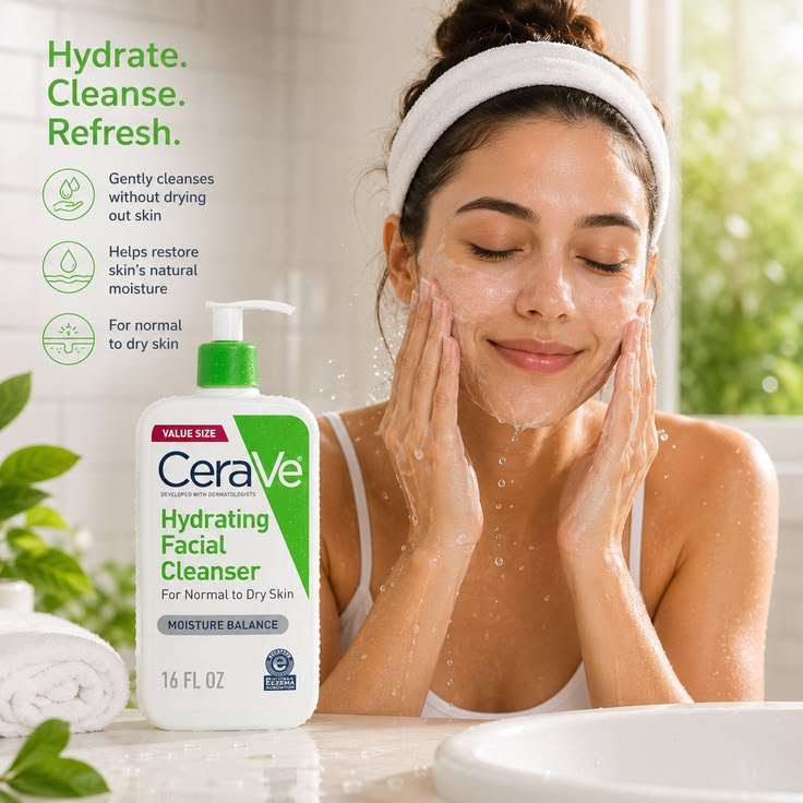 CeraVe Hydrating Facial Cleanser product photo