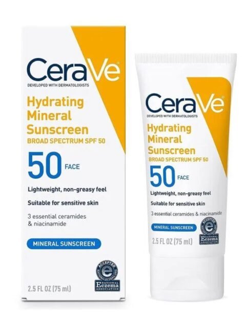 CeraVe Invisible Hydrating Sunscreen SPF 50+ 75ml product photo