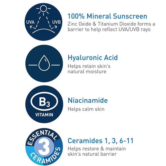 CeraVe Invisible Hydrating Sunscreen SPF 50+ 75ml product photo