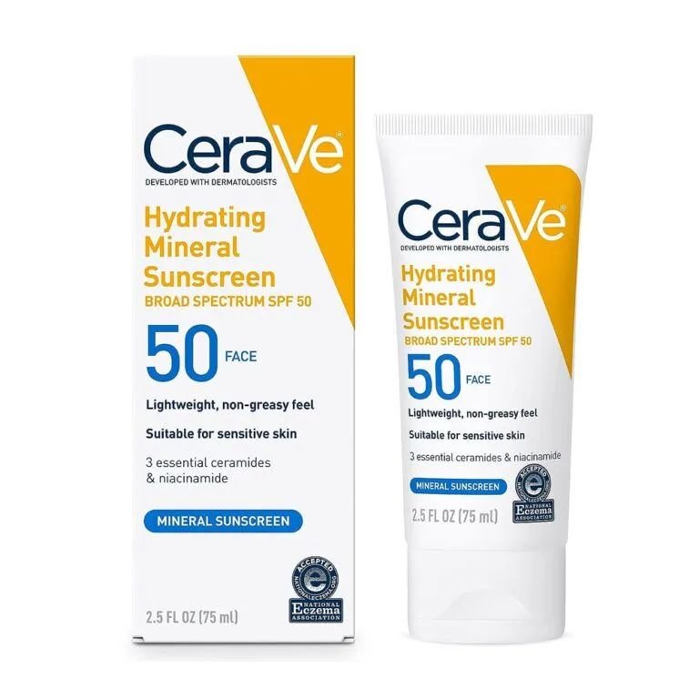CeraVe Invisible Hydrating Sunscreen SPF 50+ 75ml product photo