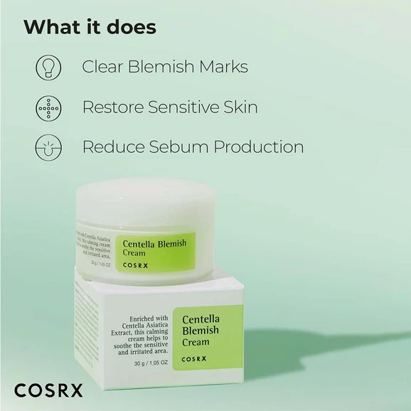 COSRX Centella Blemish Cream 30ml product photo