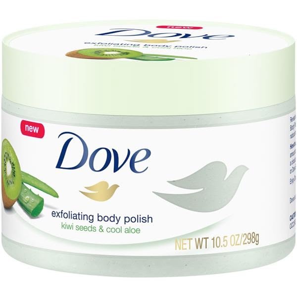Dove Exfoliating Body Polish Kiwi Seeds & Cool Aloe 298g product photo