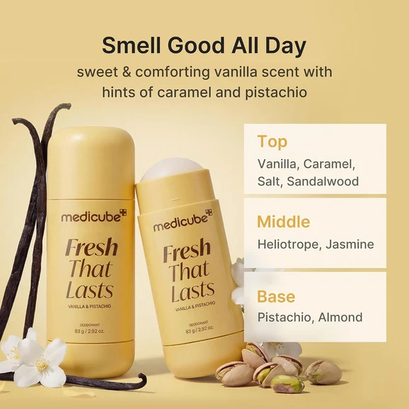 Medicube Kojic Acid Brightening Deodorant (Vanilla & Pistachio) 83g product photo