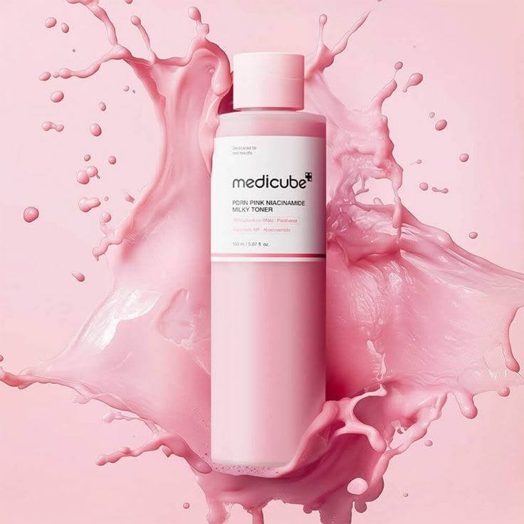 Medicube PDRN Pink Niacinamide Milky Toner 150ml product photo