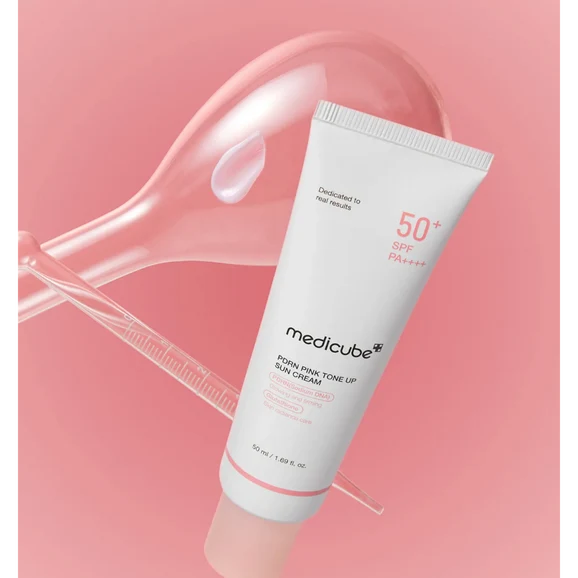 Medicube PDRN Pink Tone Up Sun Cream SPF50+ PA++++ 50ml product photo