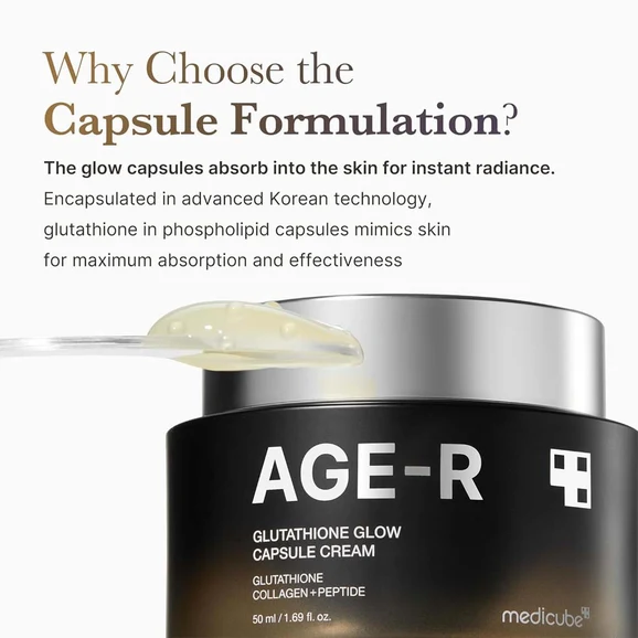 Medicube AGE-R Glutathione Glow Capsule Cream 50ml product photo