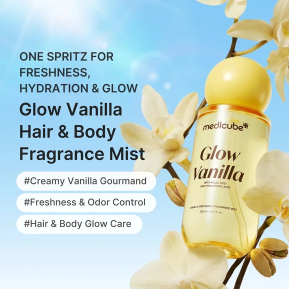 Medicube Glow Vanilla Hair & Body Fragrance Mist 100ml product photo