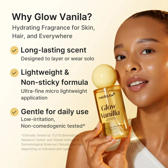 Medicube Glow Vanilla Hair & Body Fragrance Mist 100ml product photo