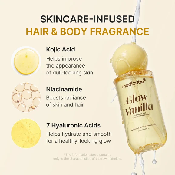 Medicube Glow Vanilla Hair & Body Fragrance Mist 100ml product photo