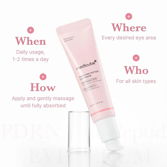 Medicube PDRN Pink Peptide Eye Cream 30ml product photo