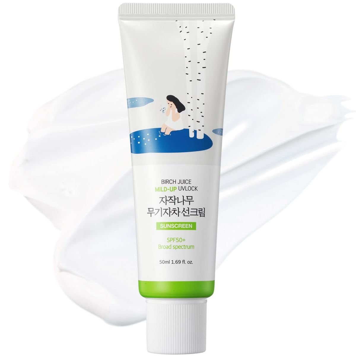Round Lab Birch Juice Mild-Up Sunscreen SPF50+ PA++++ 50ml product photo
