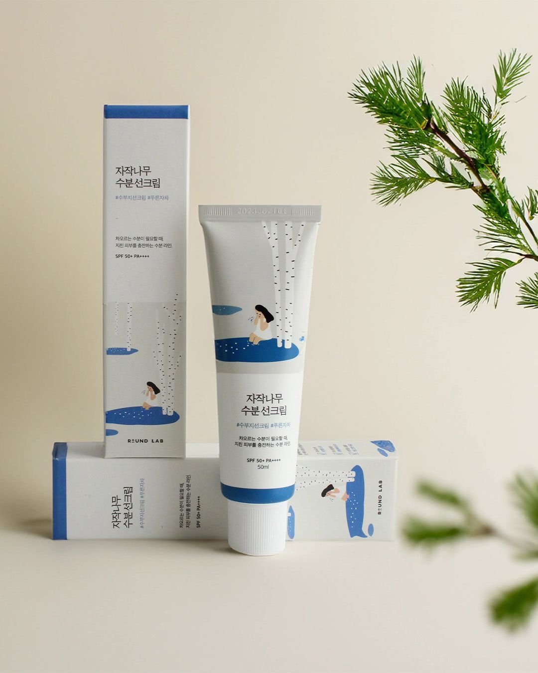 Round Lab Birch Juice Moisturizing Sunscreen SPF50+ PA++++ 50ml product photo