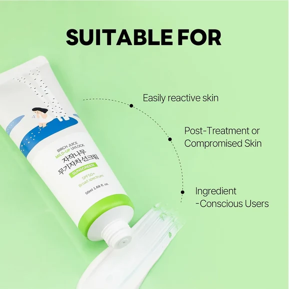 Round Lab Birch Juice Mild-Up Sunscreen SPF50+ PA++++ 50ml product photo