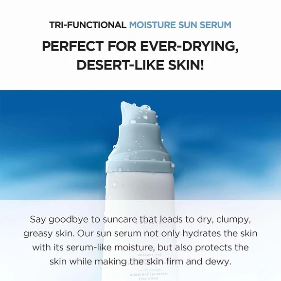 SKIN1004 Madagascar Centella Hyalu-Cica Water-Fit Sun Serum SPF50+ PA++++ product photo
