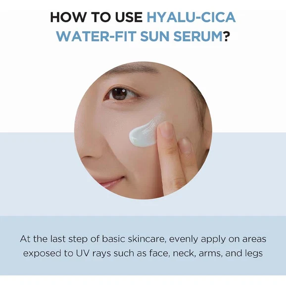 SKIN1004 Madagascar Centella Hyalu-Cica Water-Fit Sun Serum SPF50+ PA++++ product photo