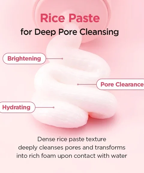 The Face Shop Rice Water Bright Foaming Cleanser product photo