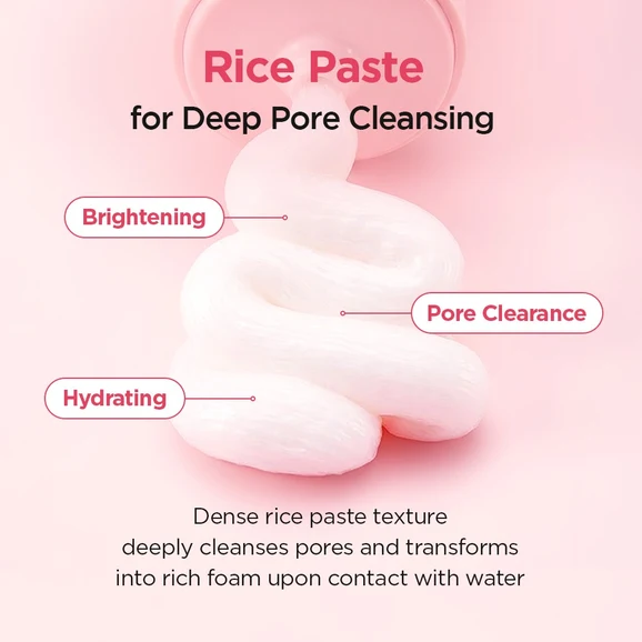 The Face Shop Rice Water Bright Foaming Cleanser product photo